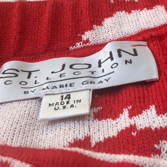 ST. JOHN SEPARATES EMBELLISHED KNIT SKIRT - Picture 6 of 6